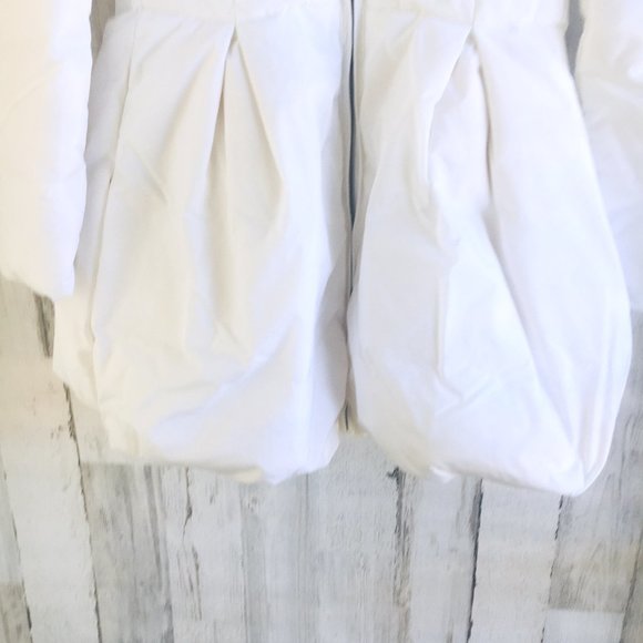 Alice+Olivia Blakely Flared Puffer Coat Duck Down - Picture 4 of 15